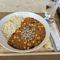 Chili sin Carne mit Bulgur at Kleine Freiheit - Unverpackt in Klagenfurt