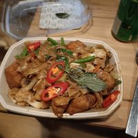 Drunken noodles at Gorilla Thai Kitchen in Bristol