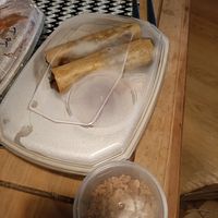 Veg spring rolls at Gorilla Thai Kitchen in Bristol