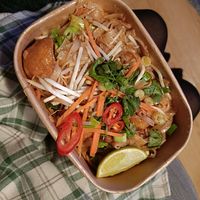 Tofu pad Thai at Gorilla Thai Kitchen in Bristol