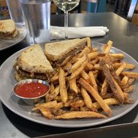 Vegan Patty Melt  at White Labs Brewing Co in Asheville