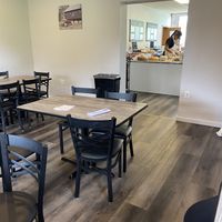 View of deli station and carry out from the dining room  at My Girls Deli in Somerset