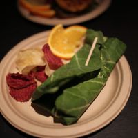 Green wrapped ";egg"; sandwich  at Simple Bliss Cafe in South Lake Tahoe