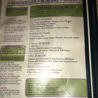 menu page 4 at Simple Bliss Cafe in South Lake Tahoe