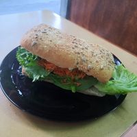 Torta pastor at Punto V in Mexico City