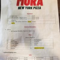 Meats/cheese on menu are all fake at Mora Pizza Denver in Denver