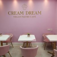 Upstairs seating at Cream Dream in London