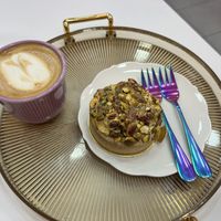 Pistachio tart  at Cream Dream in London