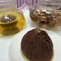 AMAZING Pear and Truffle chocolate cake  at Cream Dream in London