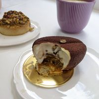 inside of the cake at Cream Dream in London