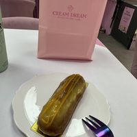 Passionfruit éclair  at Cream Dream in London