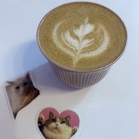 Coffee and free stickers!  at Cream Dream in London