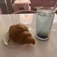Croissant and Lemonade  at Cream Dream in London