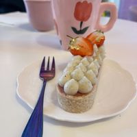 Strawberry cream tartts  at Cream Dream - Covent Garden in London