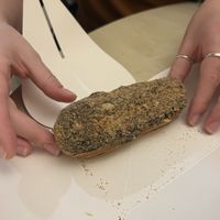 vanilla milk eclair  at Cream Dream in London