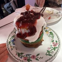 Rainbow pancakes   at Cream Dream in London