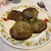 Potato pancakes 🥔   at Cream Dream - Covent Garden in London