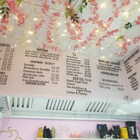 Menu at Cream Dream - Covent Garden in London