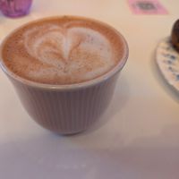 Hot chocolate (£4.20). Taste was not great at Cream Dream in London
