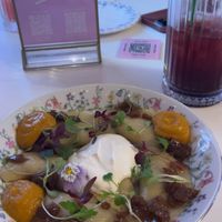 cabbage dumplings🫶  at Cream Dream in London