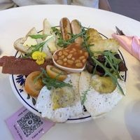 English Big Breakfast at Cream Dream in London