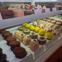 Cream-filled cakes at Cream Dream in London