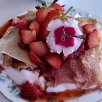 Crêpes for breakfast at Cream Dream in London