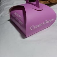 Packaging at Cream Dream in London