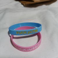 Wristbands for Ukraine support at Cream Dream in London