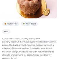 Kyiv cake description at Cream Dream in London