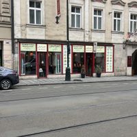 from the street  at Palestinian Restaurant - Spalena in Prague