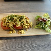 Vegane Stulle mit scrambled Tofu  at Stulle & Meer in Sylt