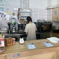 Counter  at Bamboo Vegan Cafe in Athens