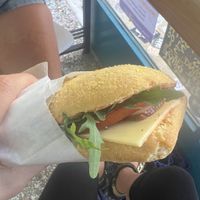 Smoked tofu  at Bamboo Vegan Cafe in Athens