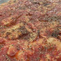 Pizza rossa at Tajo in Udine