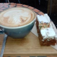 Carrot cake at Projects in Frome