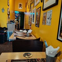 Interior at Khartoum Cafe in Edinburgh