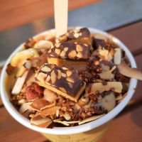 Choc Nut (already ate some of it) at Smoothie Moves in Safety Bay