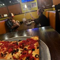 Football games on tv. Great place to eat good pizza and watch football   #Veganuary at Toni's Pizza in Mount Pleasant