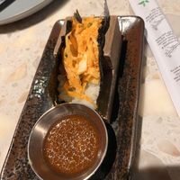 Spicy crab roll also amazinggg  at PLANTA in Brooklyn