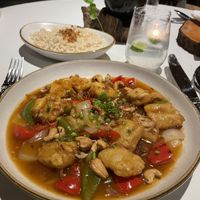 Cashew ‘chicken’   at Tangi Restaurant in Ubud