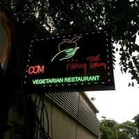 Sign at street at Nang Tam in Hanoi