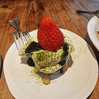 Matcha cake at Ferments - 퍼멘츠 in Seoul