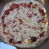 11inch vegan cheese pizza! at Reel Pizza Cinerama in Bar Harbor