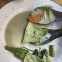 Curry with grubs   at 6ixcret Meet by Chef Tommy in Bangkok