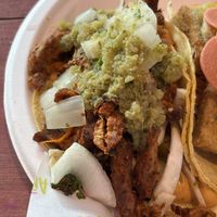 Seitan barbacoa taco  at Antojitos - Edinburgh Street Food in Edinburgh