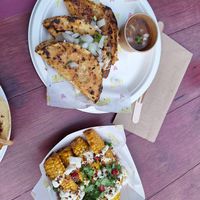 Quesa Birria tacos and corn ribs at Antojitos - Edinburgh Street Food in Edinburgh