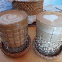 Coffee Haferlatte at Annegrete in Dusseldorf