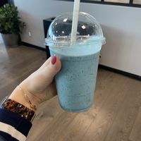 Blue magic - pretty but pricey   at YVR - Joe & The Juice - Domestic Terminal in Richmond