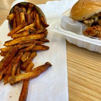 Seasoned fries at Mush - Pop-Up in Brentwood